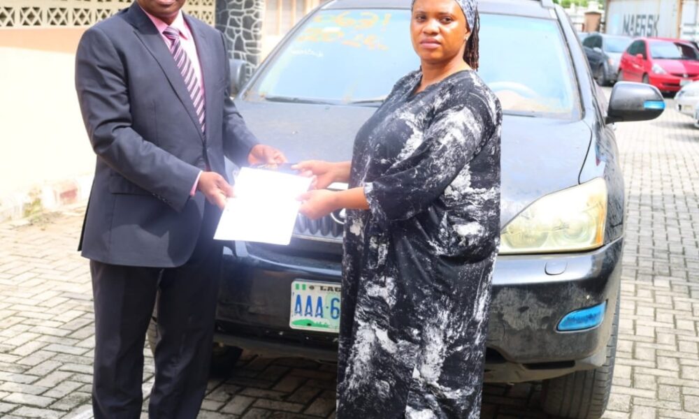 EFCC handed over forfeited assets recovered from a convicted romance scammer