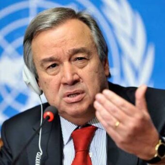 United Nations (UN) Secretary General is António Guterres